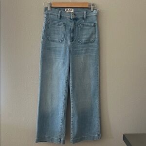 Le Jean Women's "Virginia Wide Leg" Cropped Jeans ~ NWOT